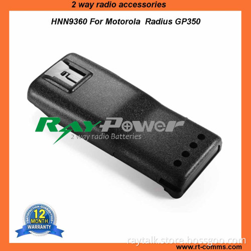 Two Way Radio Battery Hnn9360 with Belt Clip Replacement for Motorola Radius Gp350